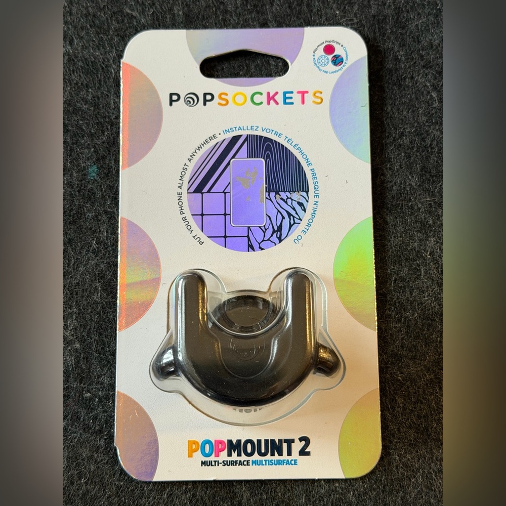 PopSockets PopMount 2 Phone Mount in Black